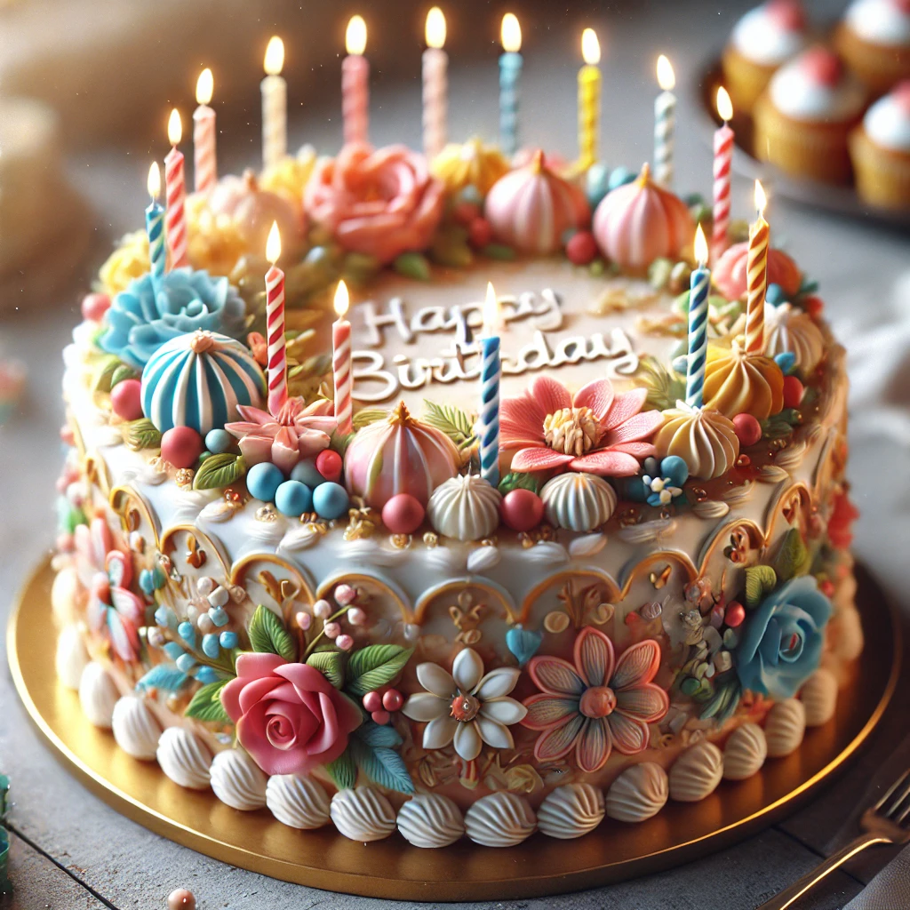 Gâteau d'anniversaire à thème