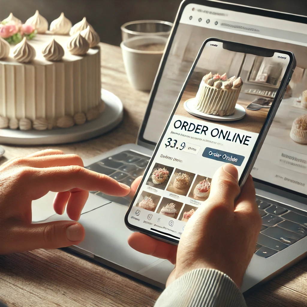 Validation d’une commande de gâteau personnalisé