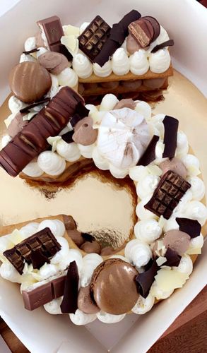 Number cake  Chocolat, gâteau artisanal La Maryse à Lille