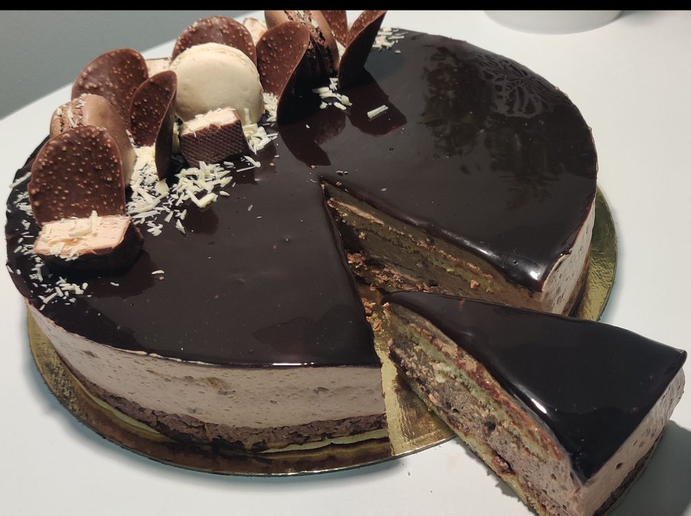 Entremets Choco Feuilletine, vue 3
