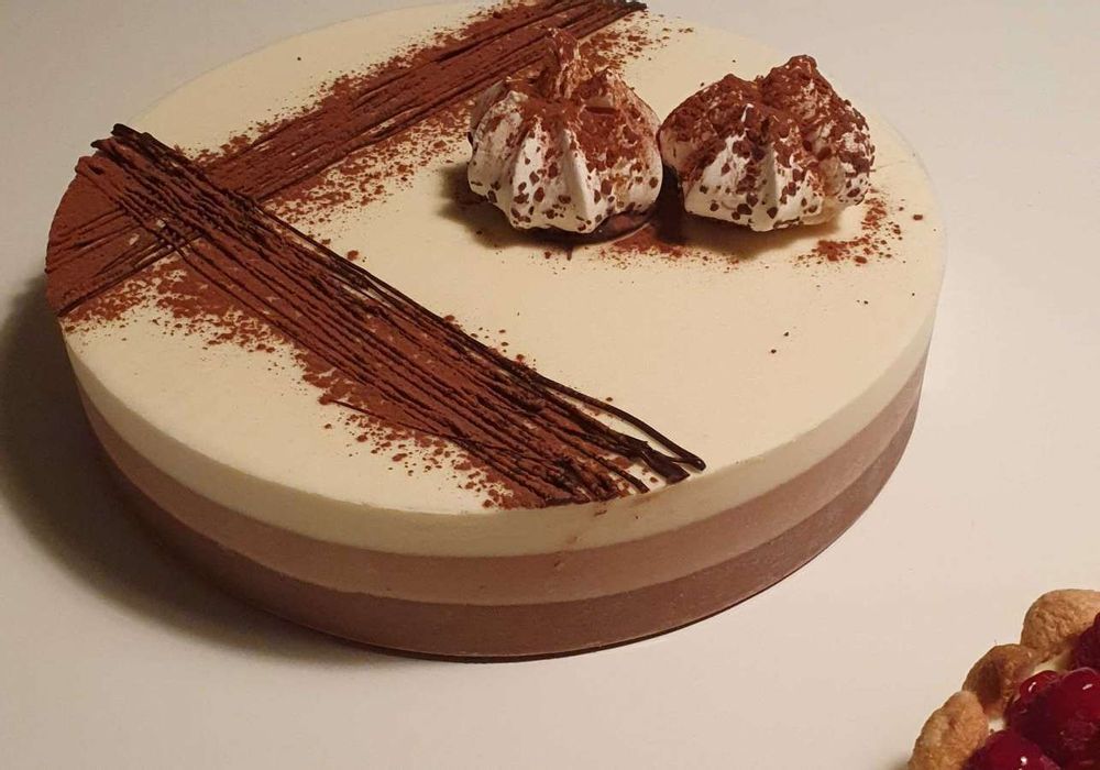 Mousse 3 Choco, création pâtissière artisanale